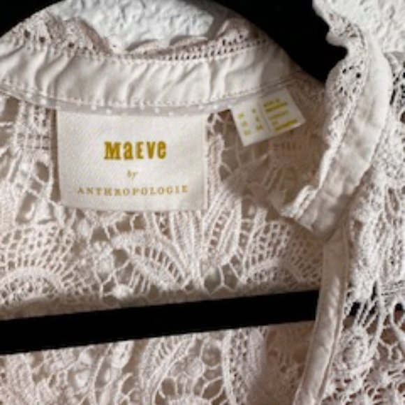 Maeve Anthropologie Lace Boho Blouse - Picture 2 of 5